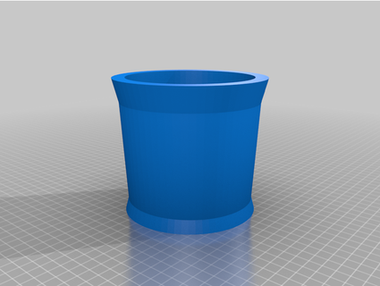 geniş dudak vazo raesr 3d print model - Mito3D