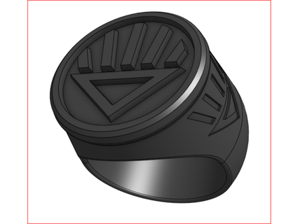 black lantern ring chris wentworth 3d print model - Mito3D
