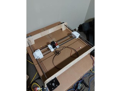 corexy laser gravador supra homem 3d print model - Mito3D
