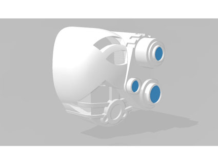 akaka bionicle mask toa kopaka reprops 3d print model - Mito3D