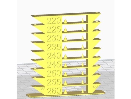 temp tower pla petg abs descending temperature stefkeys 3d print model - Mito3D