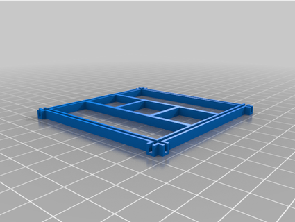 hues cues square grid canadiankorean 3d print model - Mito3D