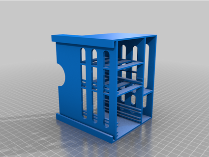 electronics organizer chillibasket wall-e hvandamm 3d print model - Mito3D