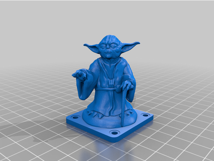 Realität Yoda Männer LP 3d print model - Mito3D