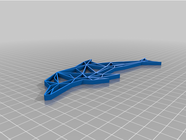 delfino parete arte topo 92 3D print model - Mito3D