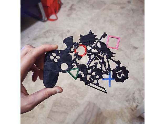 decoração playstation jogos rato 92 3D print model - Mito3D