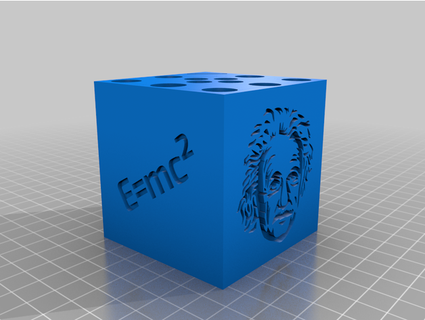 Einstein stylo supporter titulaire soutien josephcosta 3d print model - Mito3D