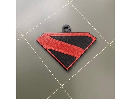 Superman Royaume viens porte clés vues ringardes 3d print model - Mito3D