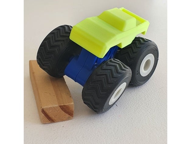 monstruo camión juguete layo3d 3D print model - Mito3D