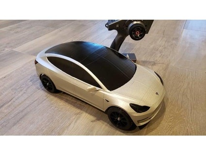 Tesla model 3 rc araba Wellsja 3d print model - Mito3D