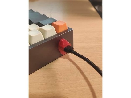 tofu65 USB connecteur stress soulagement insérer v1nee 3d print model - Mito3D