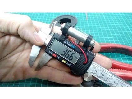 inoxidável endurecido adaptacion bateria aaa calibre senhor pino 3d print model - Mito3D