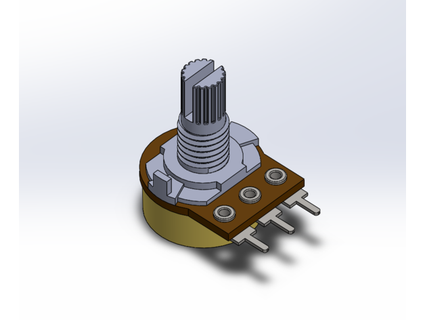 Potentiometer Modell 3d print model - Mito3D