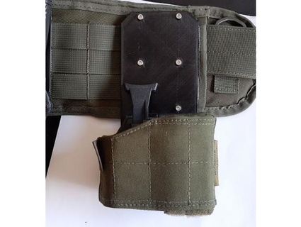 drop panel molle holster like warrior assault system universal pistol mib45 3d print model - Mito3D