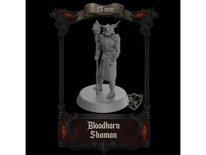 bloodhorn shaman miniatureland 3d print model - Mito3D