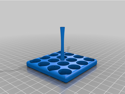 vial storage box inserts pcpxm 3d print model - Mito3D