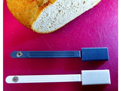 bread dough lame - flat blade v2 updated 10 21 jaln 3d print model - Mito3D