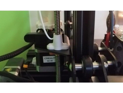 filamento guía rail sencillo click in place ender 3 v2 walleyyy 3d print model - Mito3D