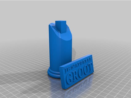 base Groot greglo 3d print model - Mito3D