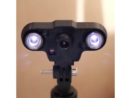 frambuesa pi leva noche visión cámara modular montar caso funda empático verso 3d print model - Mito3D