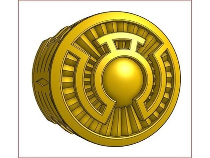 yellow lantern ring 2 chris wentworth 3d print model - Mito3D