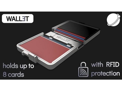 wall3t - fully 3d printable wallet new & improved 8 card capacity hobbs bros 3d print model - Mito3D