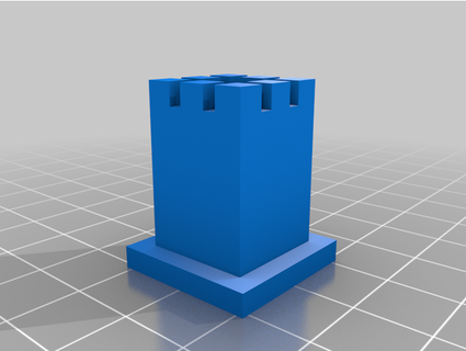 low-poly easy print chess set daftmaus 3d print model - Mito3D