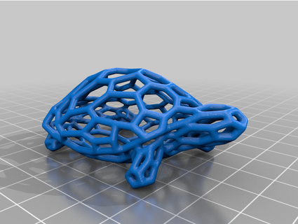 Voronoi tartaruga DavidCriador 3d print model - Mito3D