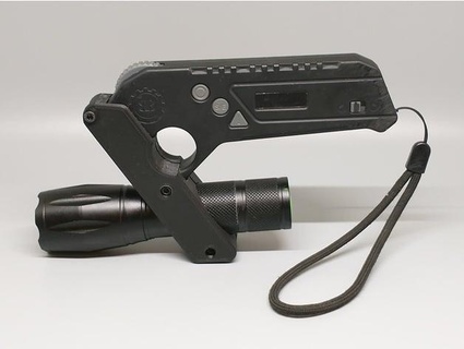 backfire electric skateboard remote flashlight mount justice91423 3d print model - Mito3D