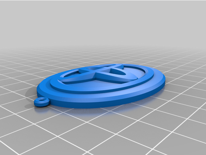 toyota logo keychain andrewwww 3d print model - Mito3D