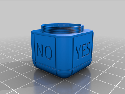 decision dice hidden compartment paolotrianni 3d print model - Mito3D