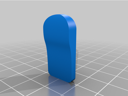 paperclip zipper handle eu ver xyellx 3d print model - Mito3D