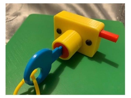 occupato tavola serratura giocattolo Ven 3d print model - Mito3D