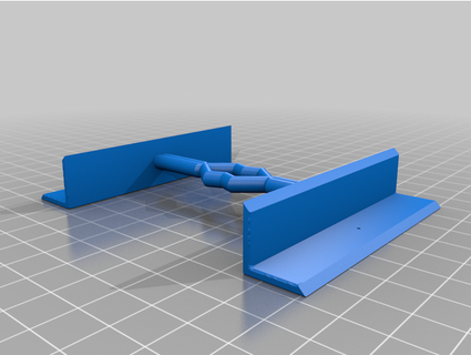 axis belt printer bridging & retraction test conceptualiz3d 3d print model - Mito3D