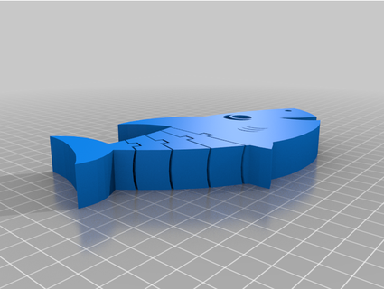 flexi babyshark pavelklimunda 3d print model - Mito3D