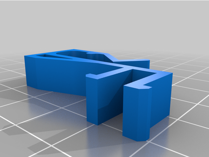 blind hidden valence clips imsofluffy 3d print model - Mito3D