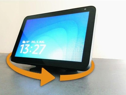 rotatable stand amazon alexa echo show blackpurple82 3d print model - Mito3D