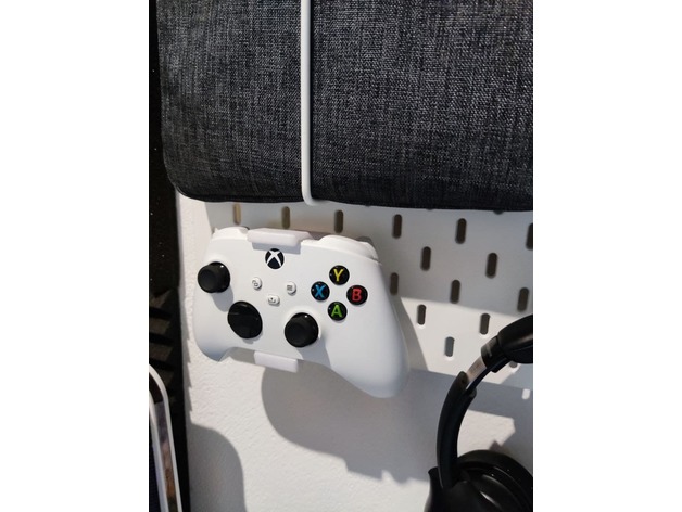 xbox Serie Regler Ikea Skadis Halter Unterstützung raptor803 3D print model - Mito3D