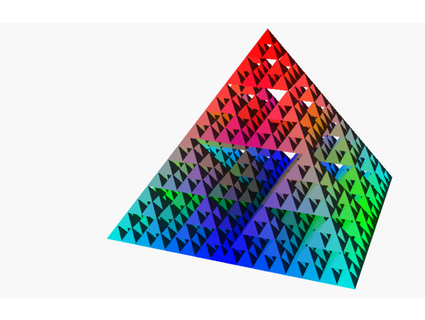 jogou golfe Sierpinski pirâmide Torleif 3d print model - Mito3D