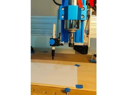 bolígrafo soporte genmitsu proverxl 4030 puente alfombra 3d print model - Mito3D