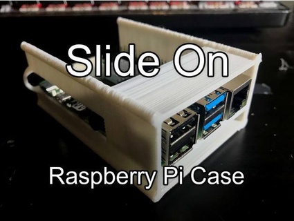 slide raspberry pi 4 3b+ case assembly required dfisdsdfhsdjkf 3d print model - Mito3D