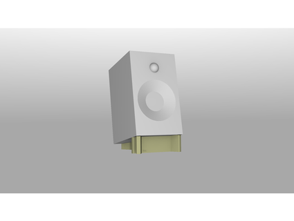 desktop studio monitor speaker stand tr - triangle travel size d3cove 3d print model - Mito3D