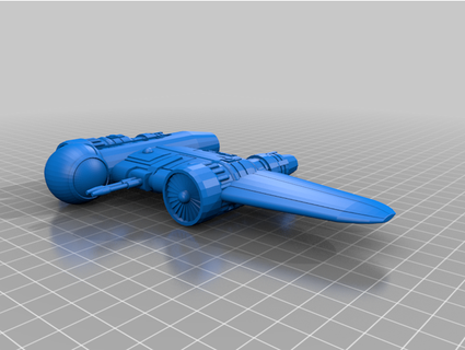 starfighter td-60 thedude21 3d print model - Mito3D
