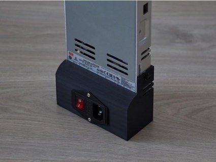 meanwell lrs-350-24 power supply cover ender3 nivekt 3d print model - Mito3D