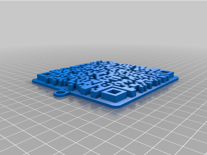 mystery qr code alfredhurst 3d print model - Mito3D