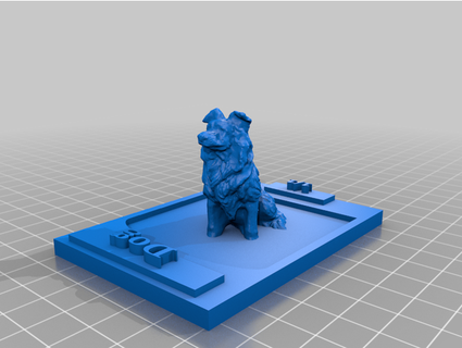1 chien jeton mtg cldgod9889 3d print model - Mito3D