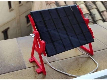 suport goni metre fotovoltaic tecno logics 3d print model - Mito3D