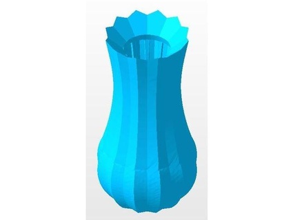 Krone Vase unartxyz 3d print model - Mito3D