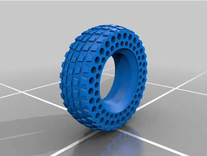 airless skate pneu mattvanwest 3d print model - Mito3D