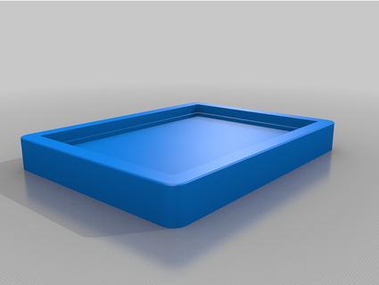 einfach dekorativ Tablett Gericht k3d schafft 3d print model - Mito3D